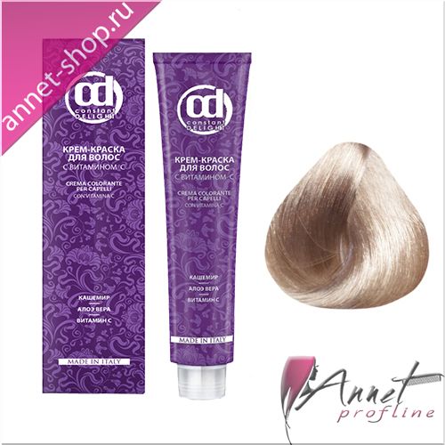 Constant Delight крем-краска для волос с витамином С 12/19 специальный блондин сандре фиолетовый 100 мл