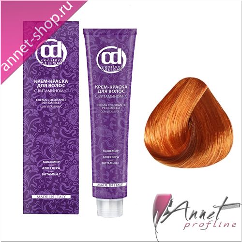 Constant Delight крем-краска для волос с витамином С 7/77 средне-русый медный экстра 100 мл